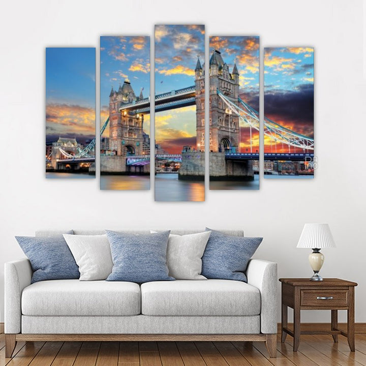 London Bridge at sunset