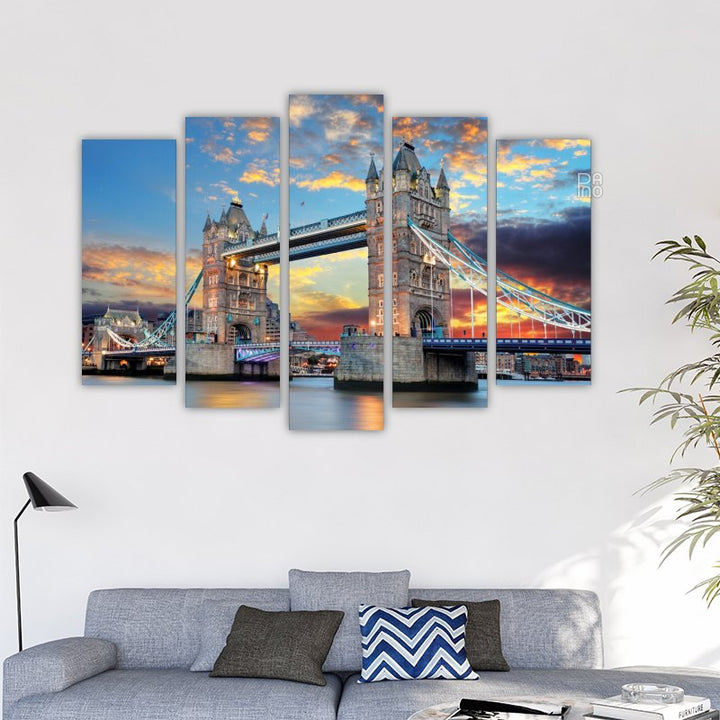 London Bridge at sunset