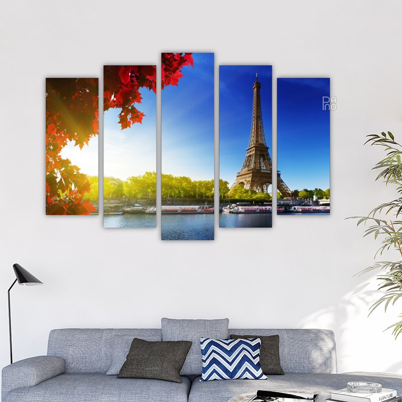Eiffel Tower at sunrise, Paris