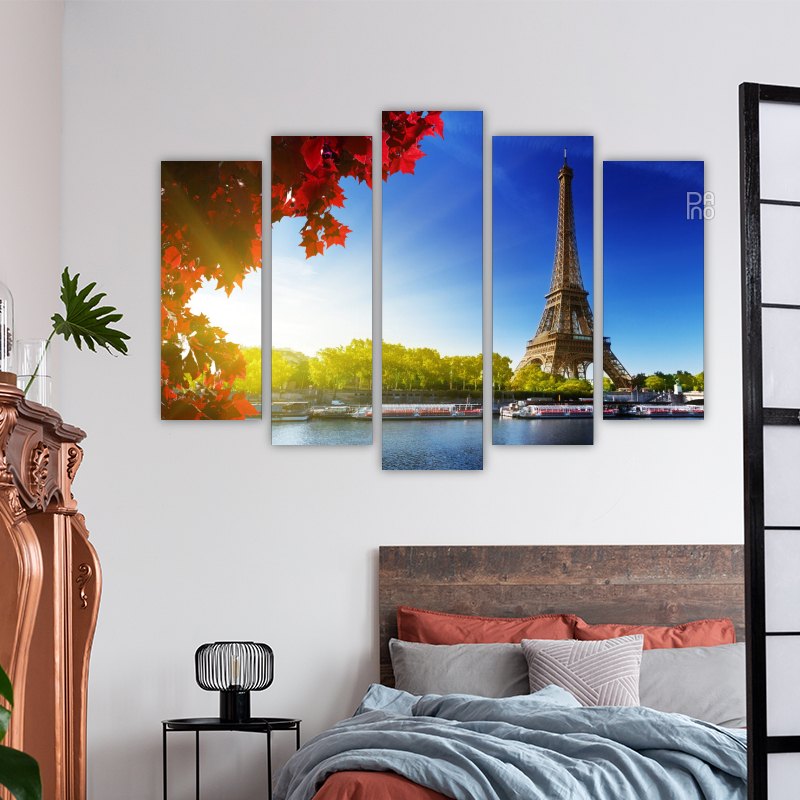 Eiffel Tower at sunrise, Paris