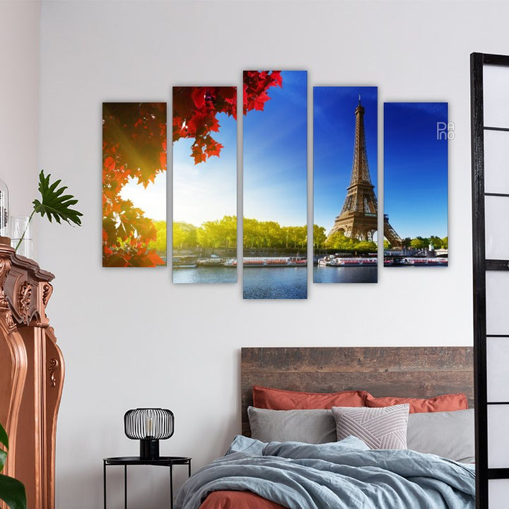 Eiffel Tower at sunrise, Paris