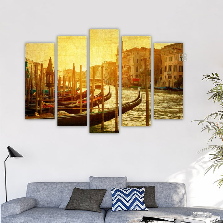 Gondolas in Venice, Italy