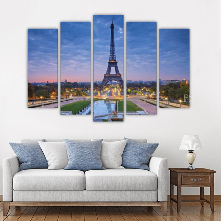 Eiffel Tower night view, Paris