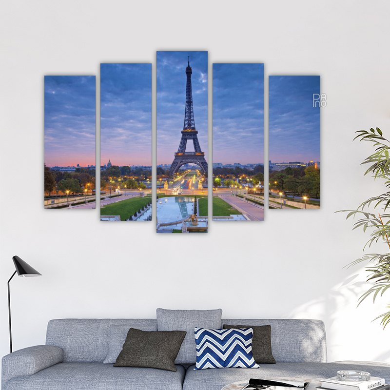 Eiffel Tower night view, Paris