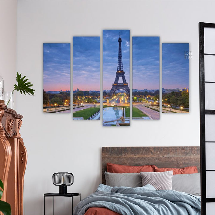 Eiffel Tower night view, Paris