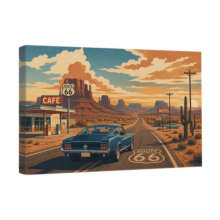 Route 66 Sunset