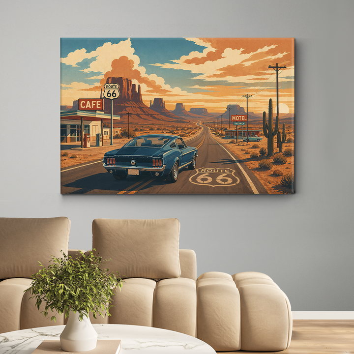 Route 66 Sunset