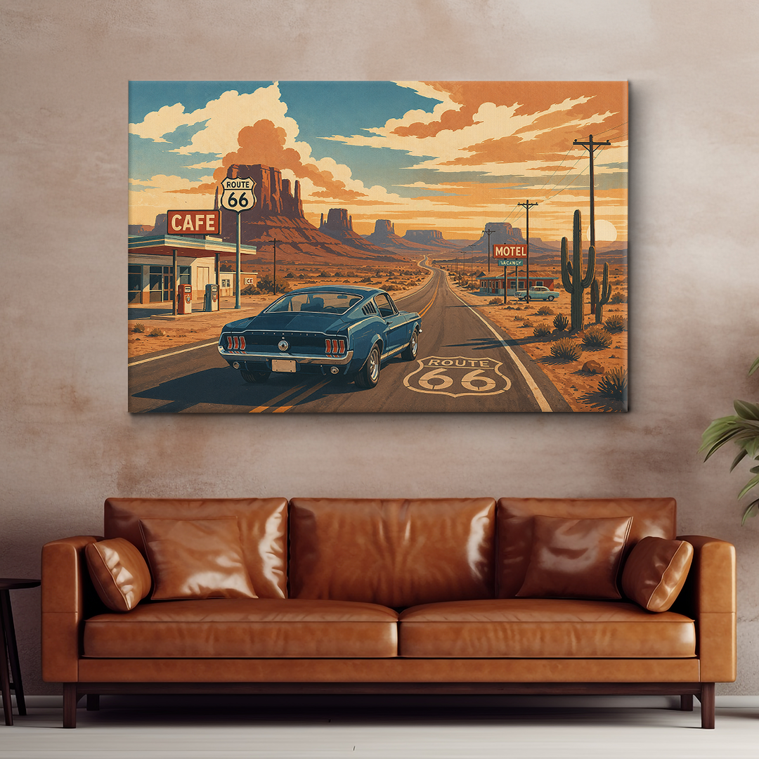 Route 66 Sunset