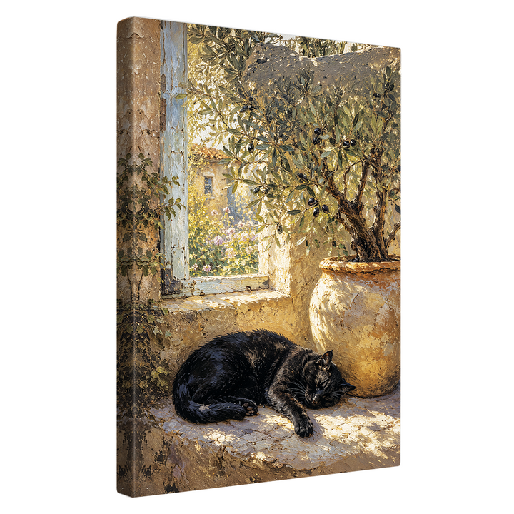Olive Courtyard Cat