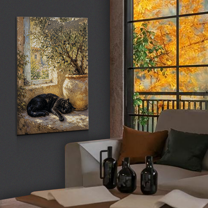 Olive Courtyard Cat