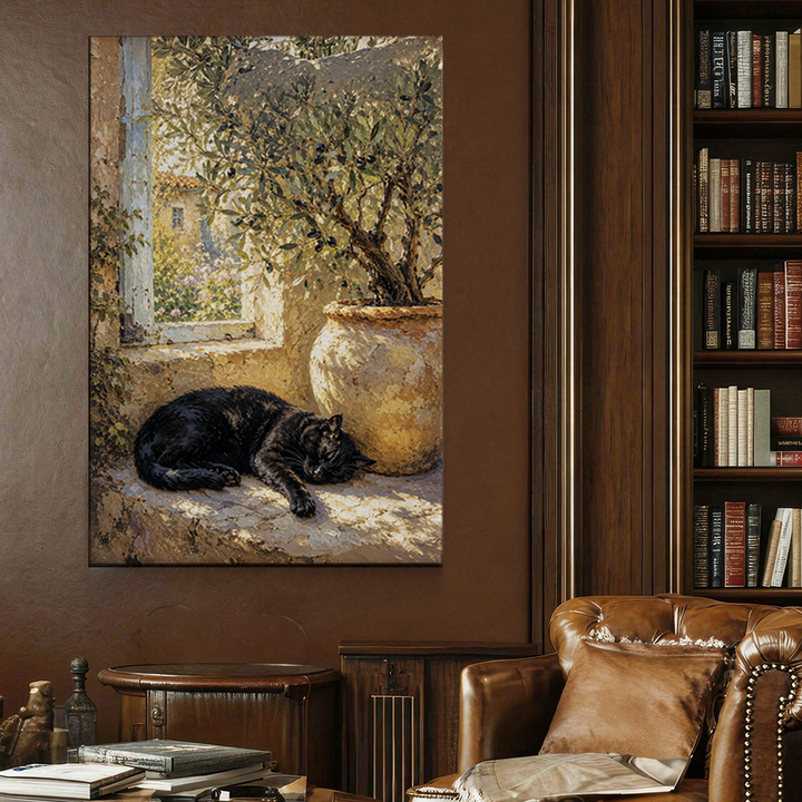 Olive Courtyard Cat
