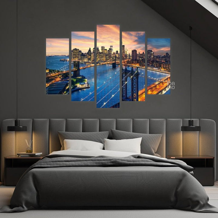 Beautiful sunset, New York