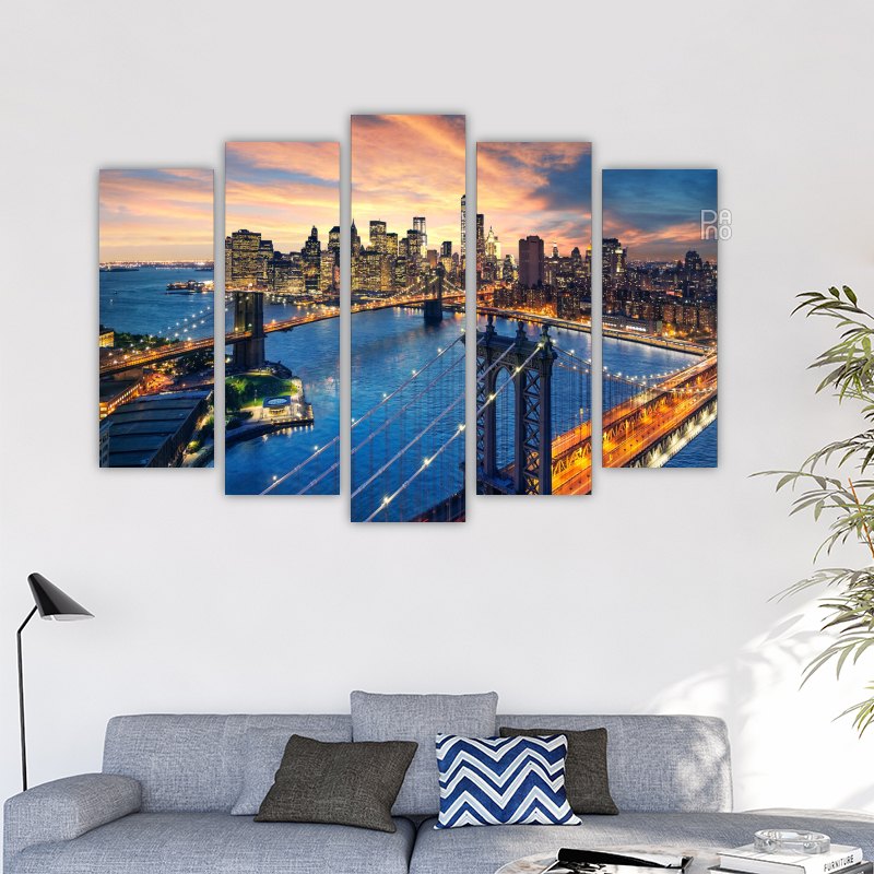 Beautiful sunset, New York
