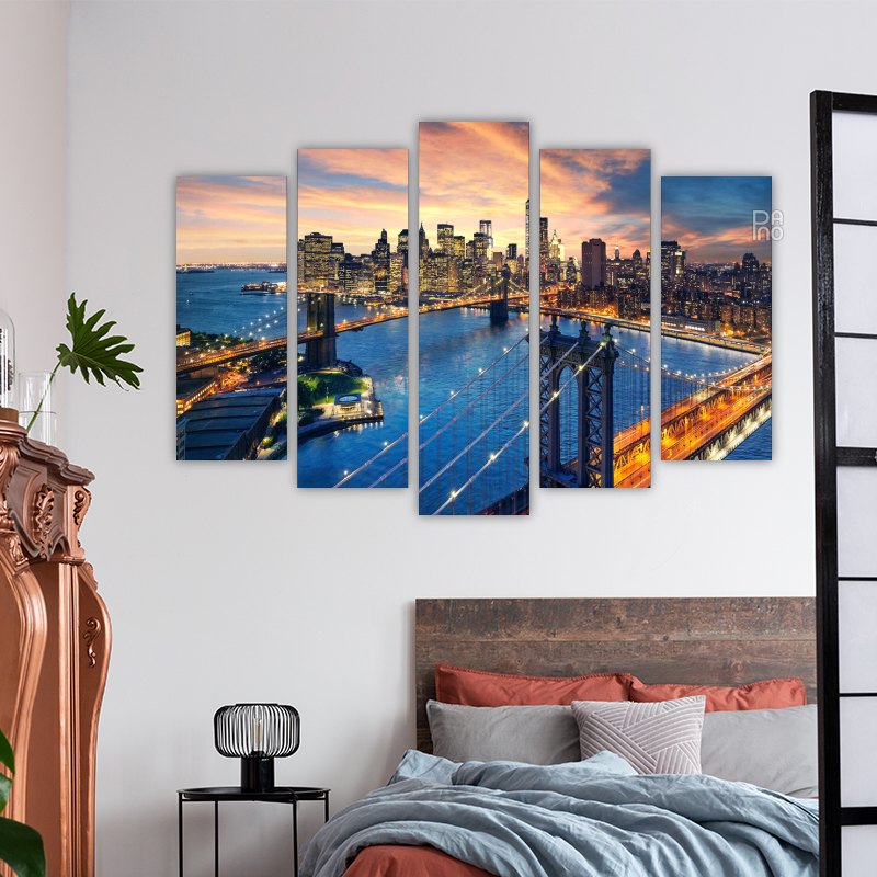 Beautiful sunset, New York