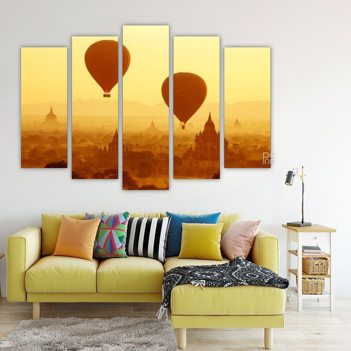 Balloons over Myanmar