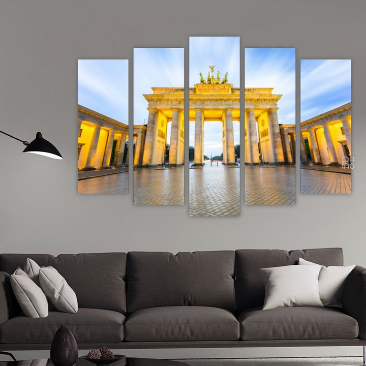 Brandenburg Gate at sunrise