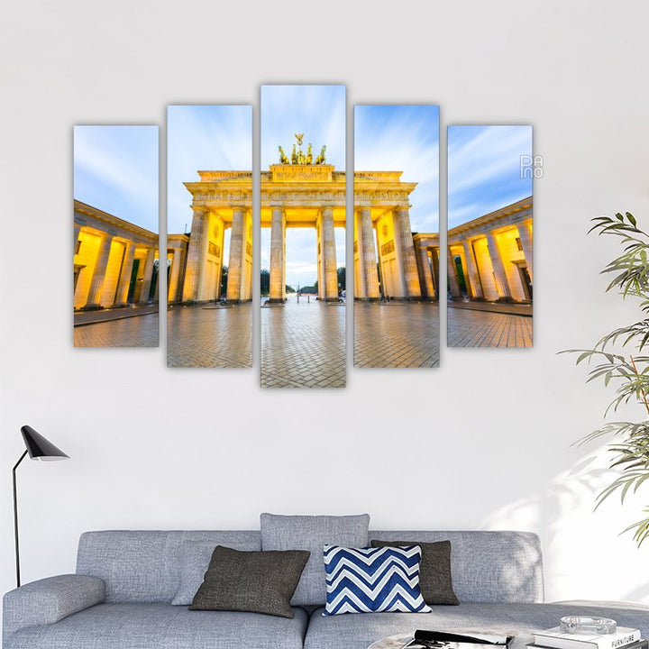 Brandenburg Gate at sunrise
