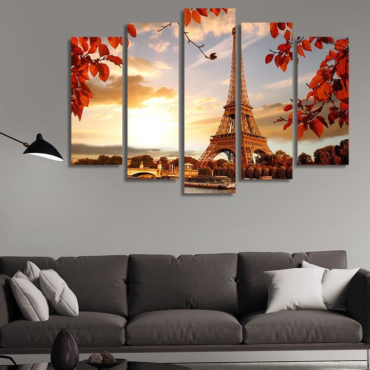 Eiffel Tower in autumn