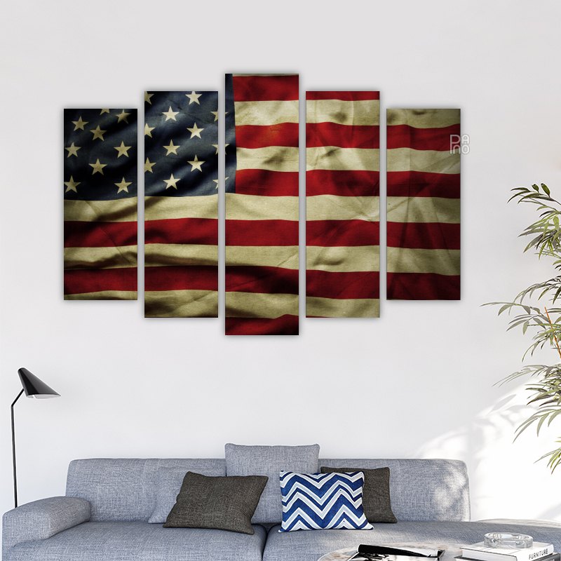 American flag vintage