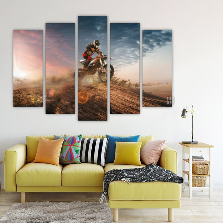 Portrait of a motorcyclist