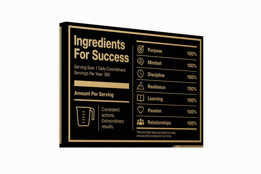 Recipe for Greatness