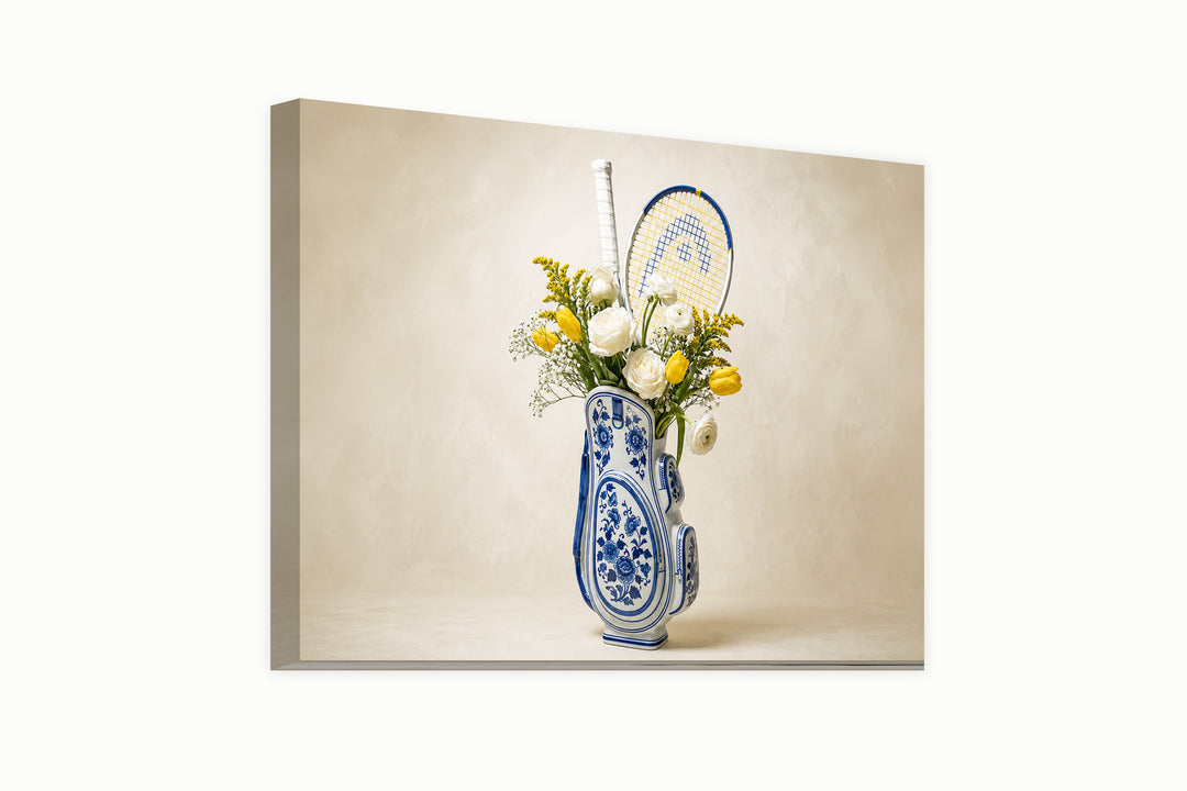 Le tennis en fleurs