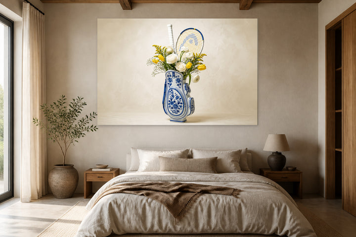 Le tennis en fleurs