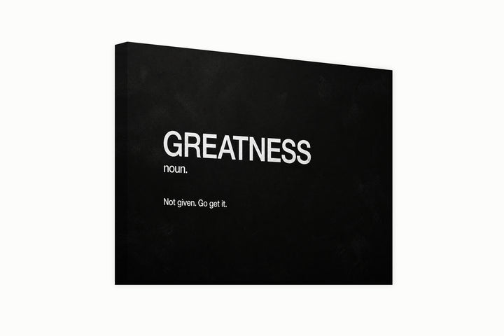 Greatness Defined
