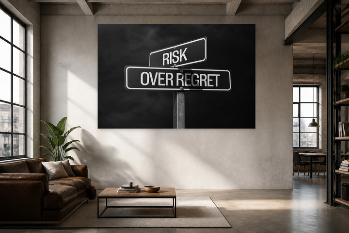 Risk Beats Regret