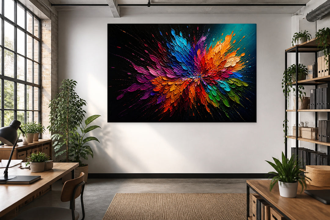 Colored explosion — Edition 1 – interior view 3