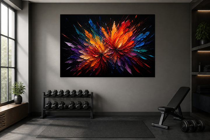 Colored explosion — Edition 2 – interior view 1
