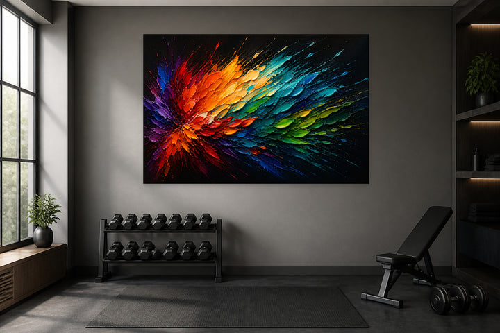Colored explosion — Edition 3 – interior view 1