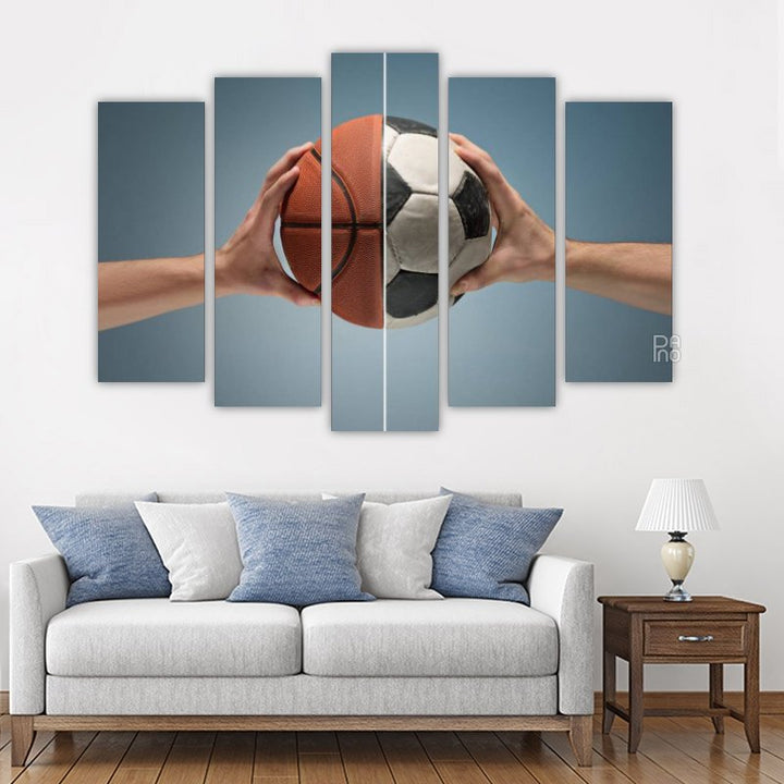 Soccer and Basketball Ball
