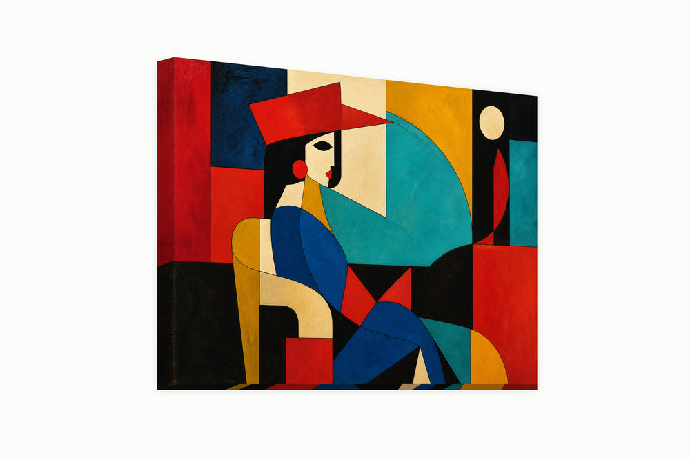 Colorful abstract figure — Edition 1 – front view