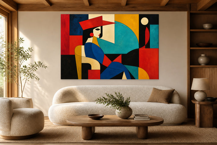 Colorful abstract figure — Edition 1 – interior view 1