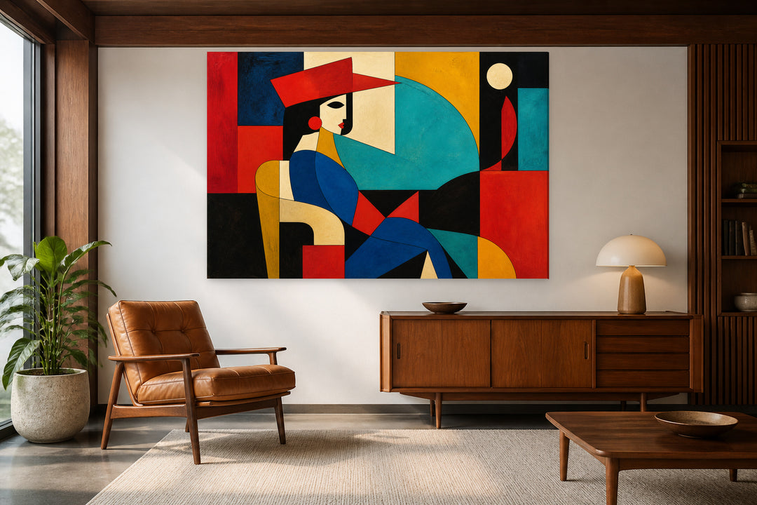 Colorful abstract figure — Edition 1 – interior view 2