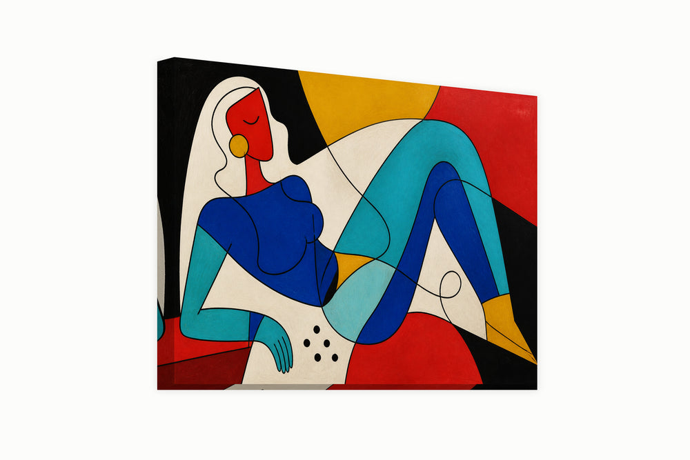 Colorful abstract figure — Edition 3 – front view
