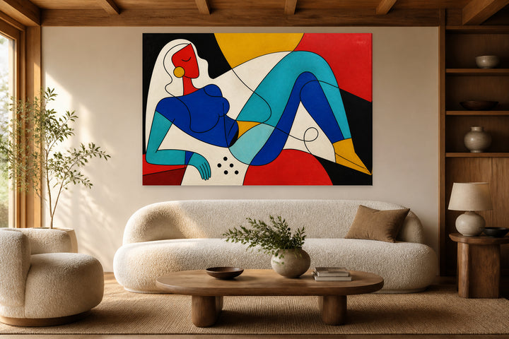 Colorful abstract figure — Edition 3 – interior view 1