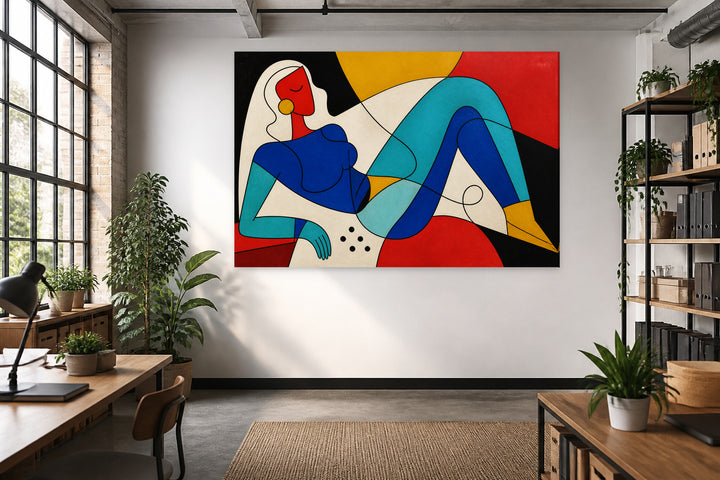 Colorful abstract figure — Edition 3 – interior view 3