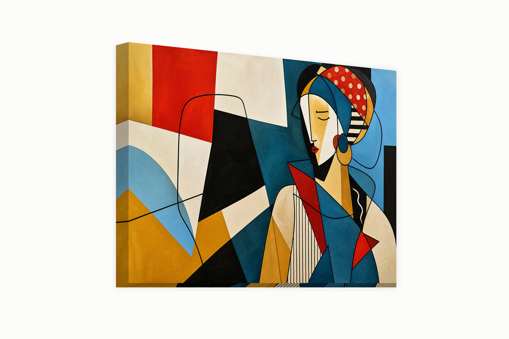 Colorful abstract figure — Edition 4 – front view