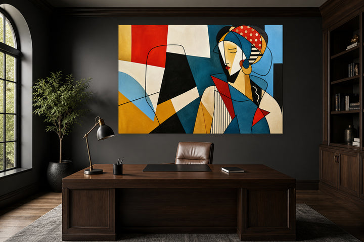 Colorful abstract figure — Edition 4 – interior view 1