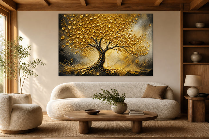 Golden leaves tree — Edition 1 – interior view 1