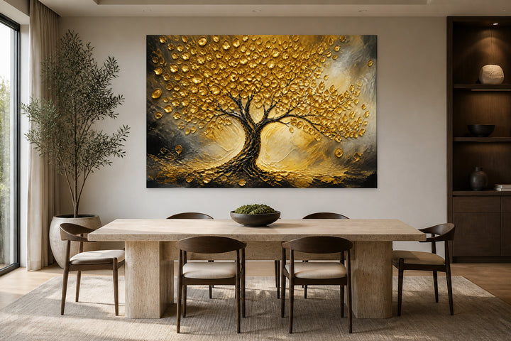 Golden leaves tree — Edition 1 – interior view 2