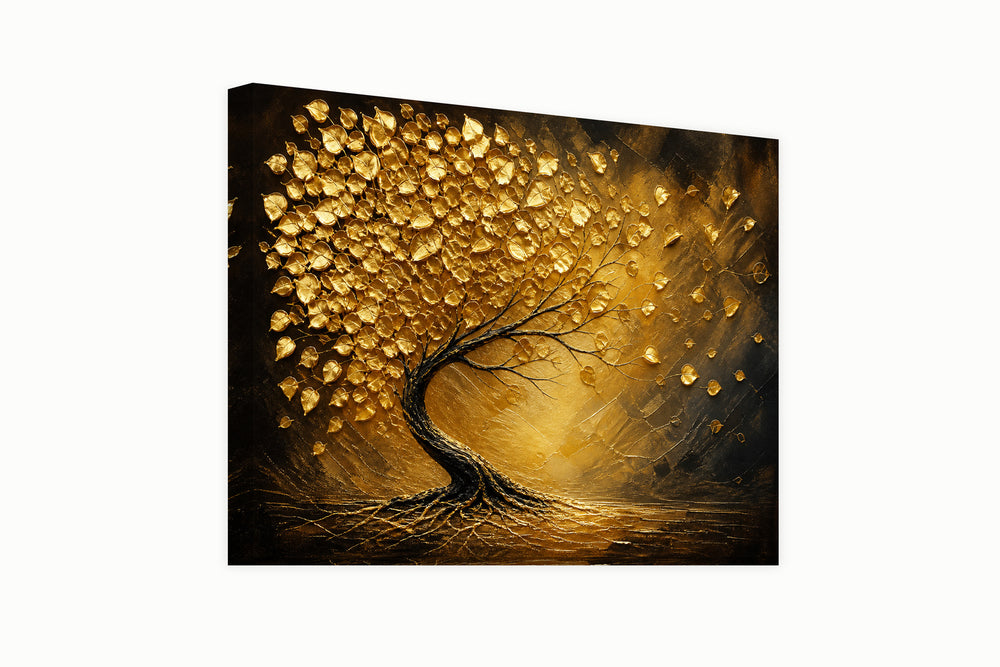 Golden leaves tree — Edition 2 – front view