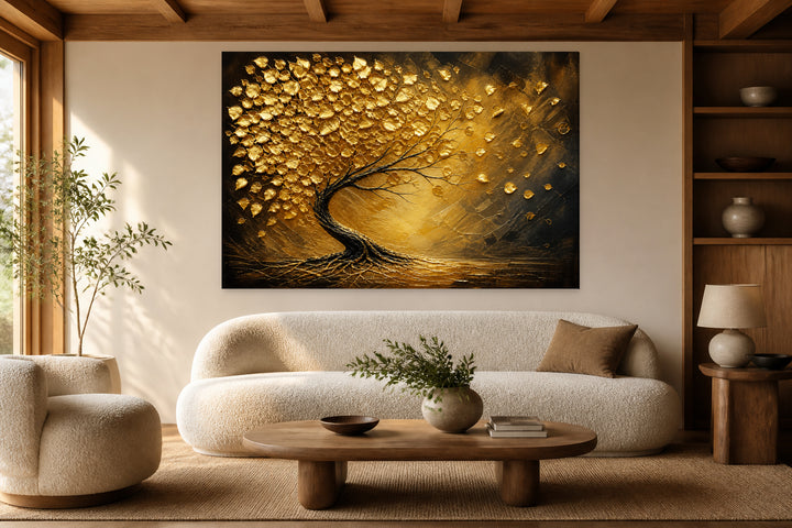 Golden leaves tree — Edition 2 – interior view 1