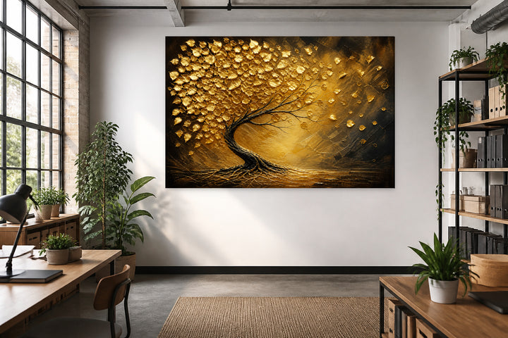 Golden leaves tree — Edition 2 – interior view 3