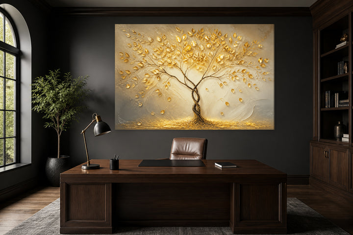 Golden leaves tree — Edition 3 – interior view 1