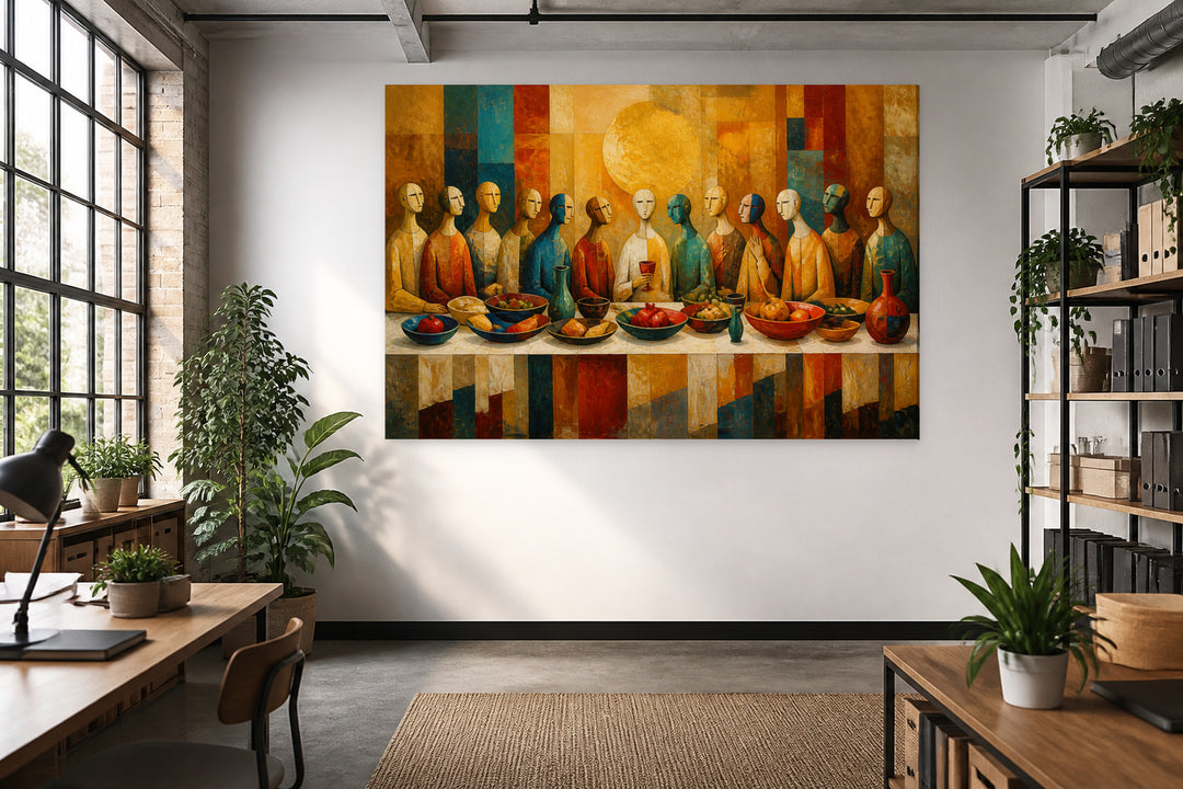 The Last Supper Cartoon – interior view 3