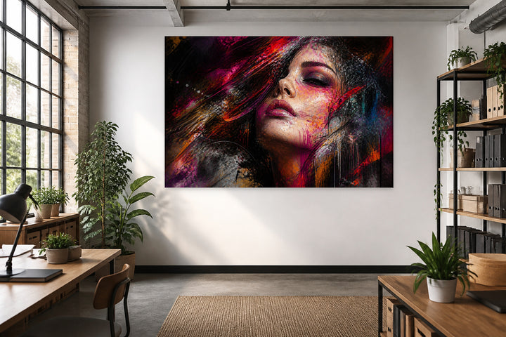 Portrait of pop girl – interior view 3