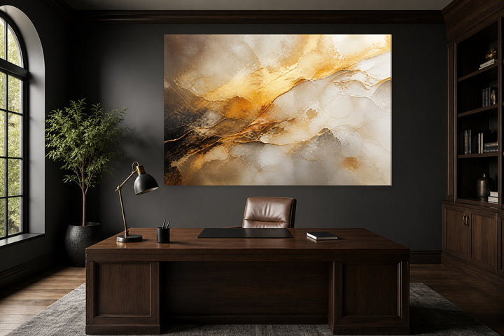 Modern gold ocher – interior view 1